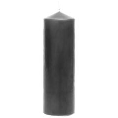 Svece stabs Polar Aura pelēka 8x25cm 160h