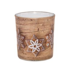 Svece stikla trauc. Polar aromātiskā Gingerbread