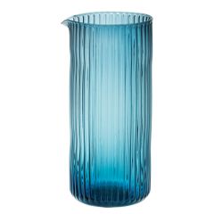 Sulas krūze FanniK Rille stikla zila 11x10x22.5cm