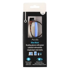 Brilles lasīšanai Acces Sieviešu Demi brūns, zils +1,5