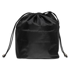 Kosmētikas maks Mineas apaļš melns