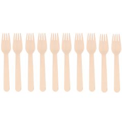 Vienreizliet. Dakšas Saana koka 10gab.