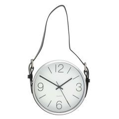 Pulkstenis sienas 4Living  Key West ar jostu 17cm sudraba, s