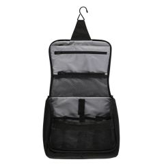 Kosmētikas soma Mineas melna, pelēka