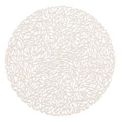 Galda paliktnis 4Living Alma apaļš balts 35cm