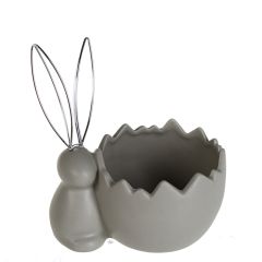 Olu turētājs Lieldienu Verso pelēks 16cm