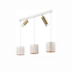 Gr.l.-SIDNEY 5xE27 balta/zelta