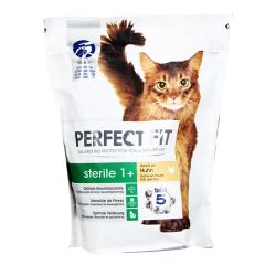 Barība kaķiem Perfect Fit Sterilised ar cāļa gaļu 750g