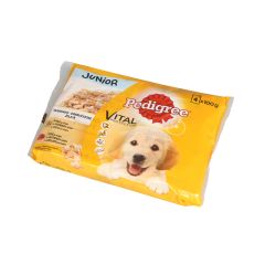 Barība suņiem Pedigree Junior 4x100g