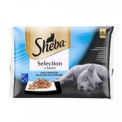 Barība kaķiem Sheba zivju izlase 4x85g