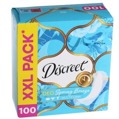 Hig.ieliktnīši Discreet Spring Breeze 100gab