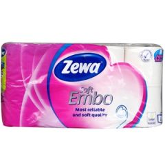 Tual.papīrs Zewa Soft Embo 3kārt.8 ruļļi