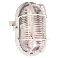 Pl.lampa 60W E27 IP44 pelēka