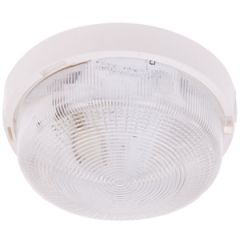 Pl.lampa RONDO 100W E27 IP44 balta