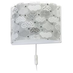 S.l.-CLOUDS 60W E27 pelēka