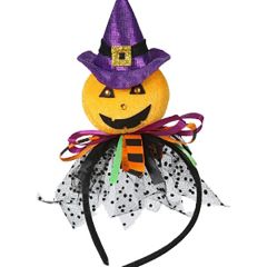 Stīpiņa halovīna ķirbis ar mežģīnēm