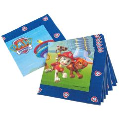 Salvetes 33cm Ķepu patruļa 20gab. zilas