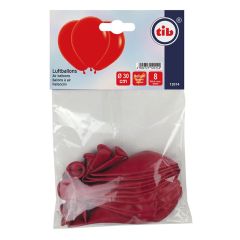 Baloni 30cm sarkani 8gab.