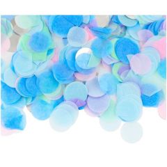 Konfeti 15g apļi pap./fol pasteļu mix