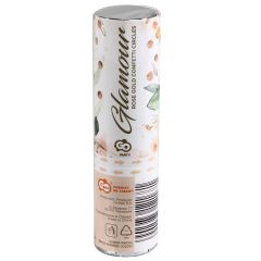 Plaukšķene 15cm Cannon Glamour folijas apļi rozā/zelts