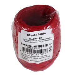 Dāvanu lenta 10mmx10m  Natur Raffia mix color6ass