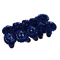 Eglīšu svečturi matēts, zils