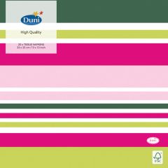 Salvetes 33cm Bright Stripes 20gab.