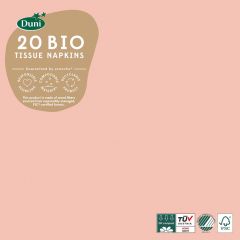 Salvetes 33cm Mellow Rose 20gab.