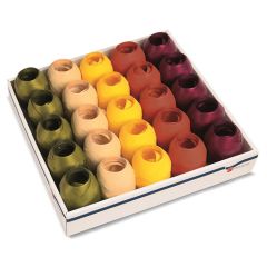 Dāvanu lenta Opak 10mmx20m 5ass bordo/oranža/dzeltena/šamp/o