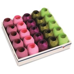 Dāvanu lenta Opak 12mmx20m 5ass ceriņkrāsa/g.rozā/lillā/vint