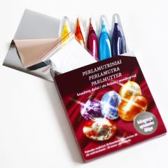 Olu krāsas ar sudraba spīdumu Lieldienu