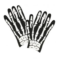 Cimdi Halovīna skelets, bērnu