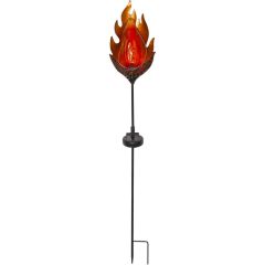 Solārlampa Melilla Flame h=0.82m 6h /6