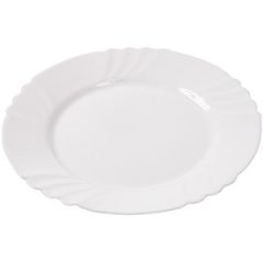 Šķīvis pusdienu Ebro 25.5cm balts