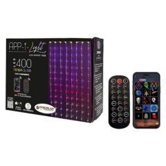 400 LED aizkars App-I Light RGB 2x2m