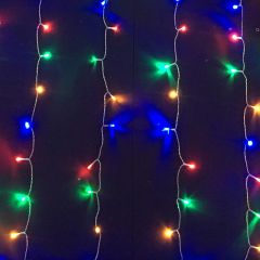 160 LED tīkls 1.6x1.5m krāsains