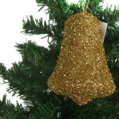 Egļu rotājums zelta 9cm, 6veidi