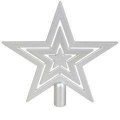 Egļu galotne Zvaigzne h21cm, sudraba