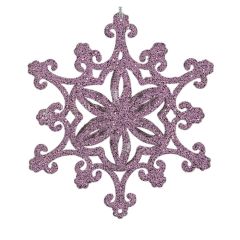 Egļu rotājums 3D rozā, 4veidi