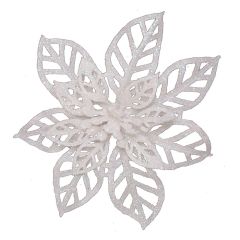 Rotājums Ziemassvētku zvaigzne 16cm, balta