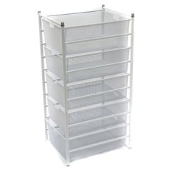 Necos Meshc grozs 435x545x1030mm balts