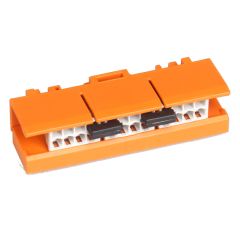 Klemme + turētājs DIN sliedei