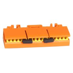 Klemme + turētājs DIN sliedei