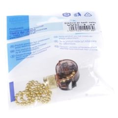 Slēdzis ar ķēdīti 3A 250V zelta