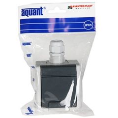 Kont.rozete Aquant v/a IP65 pelēka