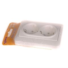 Kont.rozete 2-viet. a/z SL250 balts