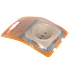 Kont.rozete b/z bez rāmja SL250 bēšs