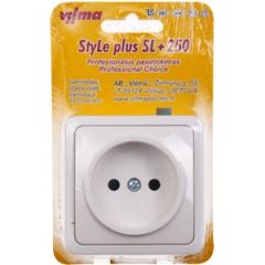 Kont.rozete v/a b/z SL250 balts