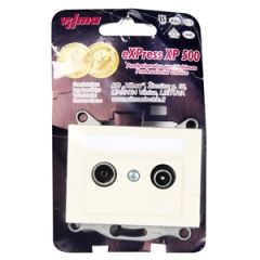 TV/R rozete XP500 caurej. bēšs