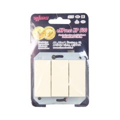 Slēdzis 1+1+1 XP500 bēšs